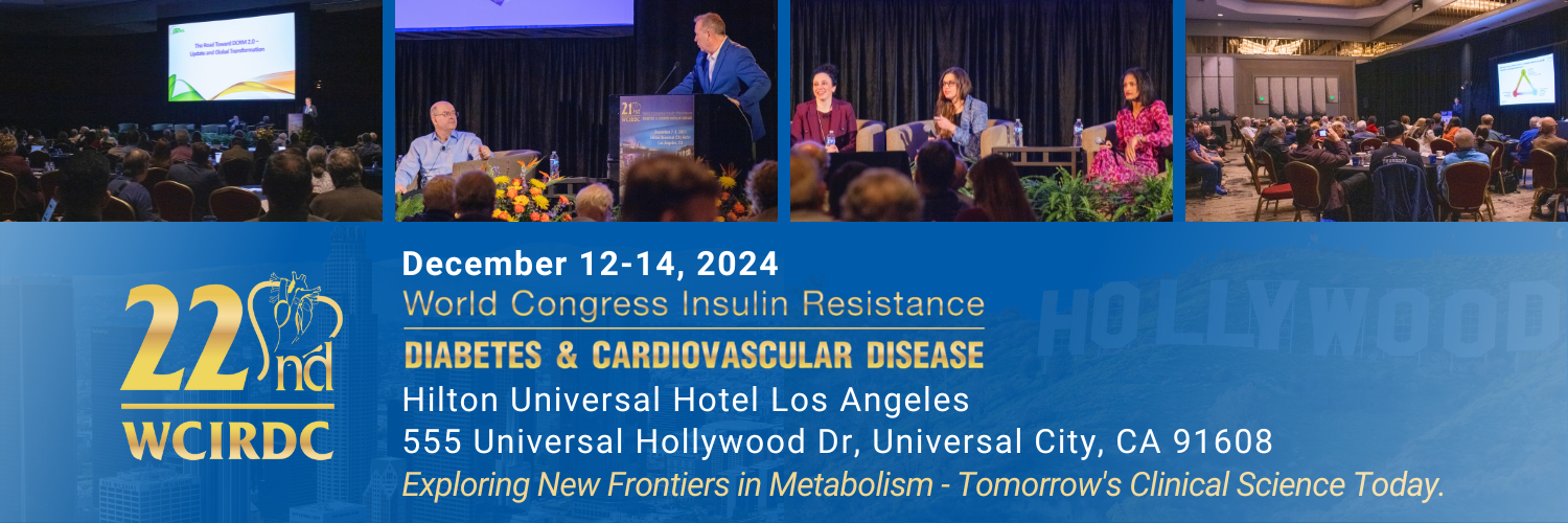 22nd Annual World Congress on Insulin Resistance, Diabetes & Cardiovascular Disease (WCIRDC)