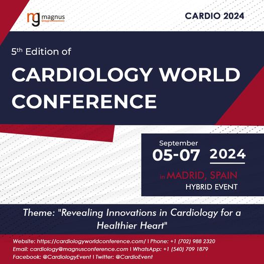 5th Edition of Cardiology World Conference