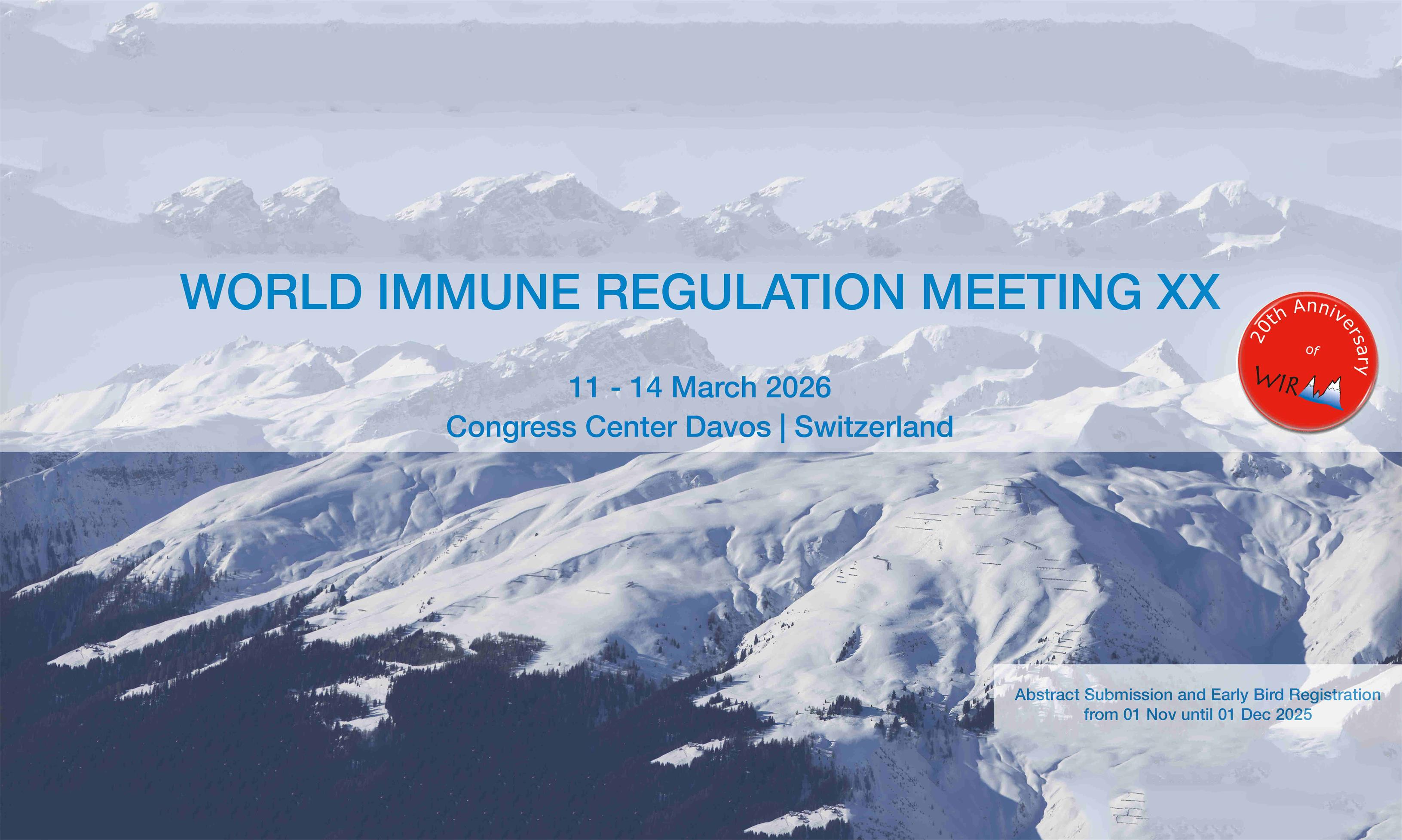 20th World Immune Regulation Meeting