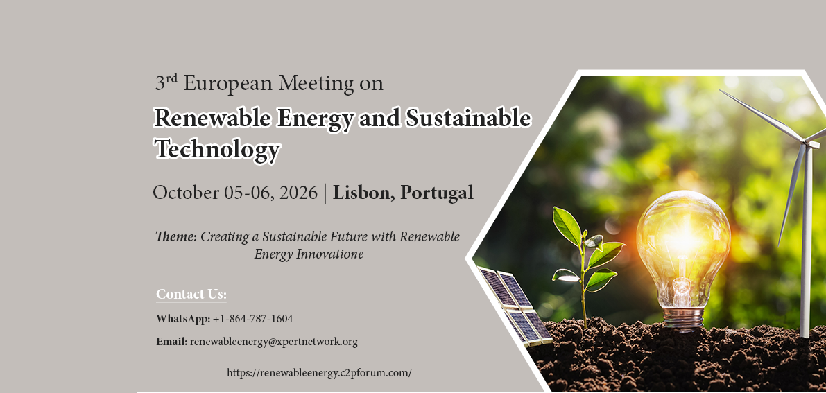 3rd European Meeting on Renewable Energy and Sustainable Technology